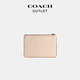 COACH Outlet Women's Bag Coach China Cool Joint Series Auspicious Cloud Pattern Zipper Clutch Brass Hardware/Mixed Natural Color
