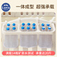 Bolsa de almacenamiento colgante de la cuna pañales de cabecera pañales colgantes de la cama colgante canasta de almacenamiento de la cama colgante canasta de la cerca multifuncional canasta de colgantes-blanco