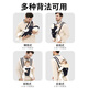 
Cloth bag mother baby strap waist stool front and back multi-function four-season lightweight baby front-held baby go out to hug baby fashion model [dark blue]