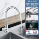 Four Seasons Muge stainless steel kitchen faucet single cold healthy lead washbasin sink faucet 360 rotatable