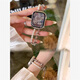 Stern Ying Pearl Shiny Diamond Crystal Iwatchs8/S9 Apple Watch Apple Watch987 Gurt Armband Metall Pearl Flash Diamant Retractable Kette-lila Apfel iwatch S841m