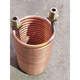 Copper coil custom non-standard spiral spring copper tube cooling cycle condensation pipe steam chiller heat exchanger 16*2mm thick