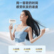 Superman (SID) hair dryer household hair dryer student dormitory hair dryer fast drying constant temperature small portable 1600w high wind speed drying RD1650 white model 1600w high wind speed drying white model
