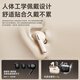 Lenovo's 2025 new flagship Bluetooth headset, in-ear Bluetooth 6.0, true wireless, smart noise reduction, ultra-long battery life, HD call music, high-quality games, sports and running, Qian Yunmi, new Bluetooth V6.0 - low latency for games, ENC call noise reduction - light luxury leather pattern design