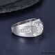 Kaibaolou Pt950 platinum ring for men platinum ring live couple ring 12.44g