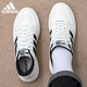 Adidas men's and women's shoes, casual sneakers, non-slip, durable, stylish, breathable, couple's white shoes