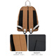 Cultiver pour toujours Maillard European et Américain Backpack Halter School Students High School Students Students Sacol Sac Sac de voyage Sac de voyage Hommes et femmes Sac d'ordinateur 9227 Caramel Couleur