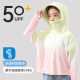 茨语儿童防晒衣女童男童夏季2025新款冰丝防晒服薄款外套夏天防 紫色F9929 130
