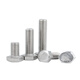 GUWANJI hexagonal head bolt DIN 933 304 stainless steel external hexagonal screw extension screw M10x45 20 pcs/pack