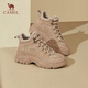 Camel (Camel) Suele grueso botas de martin casuales para zapatos para mujeres Sombrosas espesas con calzado alto para la altura de la mujer botas de mejora L24A283649 Caki 38