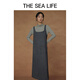 THE SEA LIFE欧海一生 连衣裙女24秋季柔软垂顺舒适优雅大方背心连衣裙C12211 苜蓿灰 M