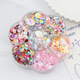 Beautifully made irregular sequin jewelry accessories set DIY handmade materials color laser beads sequin clothing accessories boxed