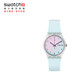 Swatch Swiss Watch Endless Sky Blue New Year's Gift Dual Calendar Middle School and High School Students Fashion Quartz Watch GE713
