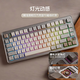 TickType Tata Power Spot TickType mechanische Tastatur EVO75 Drei-Modus 2,4 G Bluetooth HiFi fertig Bürospiel Aluminiumklumpen PP verstopfter Schaft Anodengrau