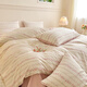 Nanjiren's four-piece bed set of cotton, small fresh sheets, quilt covers, pure cotton, student dormitory single quilt covers, spring and autumn home kit, Daisy 1.2m sheet three-piece set (quilt covers 150*200)