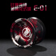HKDA ghost hand yo-yo metal fancy competition YOYO high competition sleep extra long alloy yo-yo children's new model H3-sun black gold red 10 ropes