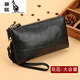 Kangaroo new fashionable wallet women's long double-layer zipper clutch large capacity soft leather mother change mobile phone bag royal blue