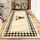 Alfombra de habitación para niñas de dormitorio imitación espesa de cachemira manta de la noche de la noche de la cabecera de altura y resistencia a la tierra hogar gran área j1517c villano marrón oscuro cajas de cajas de cajas de cebo de cebo 120 veces 160.5 cm