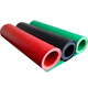 Yihang Hochspannungs-Isoliergummimatte, Stromverteilungsraum-Gummimatte, isolierende Bodenmatte, Teppich, schwarz, rot, grün, flach, gestreift, Isoliermatte, flach, schwarz, 25 kV, Dicke 10 mm, 1 x 10 m, ganze Rolle