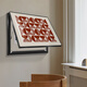 
Meiyouchun Electric Meter Box Painting Decorative Painting Modern Simple Minimalist Abstract Mask Distribution Box Hydraulic Entering Restaurant Wall Painting JD12118 70*50cm (Cover 60*40) Hydraulic Black Frame