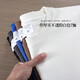Pure white 500g heavy T-shirt pure cotton thick thread neckline short sleeve oversize fashion brand three-pin short sleeve 500g heavy short sleeve - gray 3XL Recommended 200Jin [Jin equals 0.5 kg]-230Jin [Jin equals 0.5 kg]