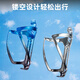 Rock Brothers Bicycle Water Bottle Rack Aluminum Cycling Water Cup Rack Road Mountain Folding Commuter Bike Water Bottle Rack Ice Crack Pink