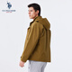 U.S. POLO ASSN. Jacket Men's Autumn Hooded Outdoor Jacket Men's Windproof Waterproof Warm Casual Top