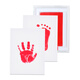 Baby no-wash foot print pad, hand print pad, water-based ink pad, baby hand and foot print pad, no wash ink pad, baby souvenir gift, hand and foot print pad, red (120*78mm 0-24 months)