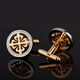 Teqima Manschettenknöpfe Männer Französisch Hemd Manschettenknöpfe Ärmeln Nägel Herrenmanschetten Business French Button Herren Frauen High-End-Geschenkbox Gold Burgundy Plaid Granatapfel Red Diamond Manschettenknöpfe [Geschenkboxpackung