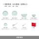 Jingdezhen (jdz) ceramic tableware complete set of Chinese style shadow green bowl and plate set household tableware housewarming high-end new wedding logistics shadow