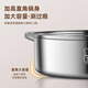 Kitchen plan with thickened bottom 304 stainless steel Yuanyang pot large capacity soup pot induction cooker gas universal hot pot special pot