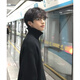卡图弛黑色高领毛衣男春秋季宽松加厚慵懒高级感痞帅cleanfit打底针织衫 黑色 XL