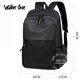 Walker Shop【轻奢品牌】电脑包男双肩包男轻奢皮膜商务旅行背包男书包 经典黑【礼盒装/顺丰速发】 15.6英寸