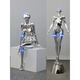 Ex Machina sculpture Sorayama Hajime Sexyrobot goddess large technology character ornament bar KTV trend decoration Miraihime-Future (height 1.4 meters) Dingjin