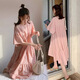 Yanting Eagle maternity dress summer long skirt Korean style European and American style summer hot mom fashion maternity dress women pink XL