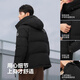 Bosideng 25 Years Winter Down Jacket Same Style Slim Short Fashionable Thickened Hooded Round Neck Jacket for Men and Women Couples