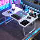 Quanpinwu Bed Computer Desk Bed Table Large Foldable Table Bed Dormitory Study Table Home Small Table Knight Black 70*48*28cm Default 1