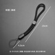 Kunsui Регулируемый универсальный мобильный телефон Lanyard U Диск короткометражный межкомпомочный веревочный веревка Bluetooth-динамик Ключ против потери веревки регулируемый мобильный телефон [запястье черное]