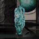 Luxurious art, light luxury, new Chinese style glazed crafts, Taihu stone sculptures, living room entrance TV cabinet, home decorations, lake green glazed Taihu stone, about 55cm high