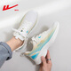 Chaussures pour hommes guerriers, chaussures de sport, chaussures en maille de printemps et d'été, chaussures de course absorbant les chocs pour les mousses pour hommes, chaussures à tendance décontractées légères à la mode, bleu orange blanc pour hommes 1289 44