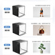 Yangfeisi LED small studio 60cm shooting equipment light box photography lamp gourmet live broadcast hand broadcast fill light photo props soft light set photography box simple folding studio box