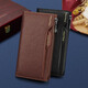 Williampolo Paul Wallet Echtes Leder-Herren Langer Top-Top-Kauflatten mit großer Kapazitätskarte Vatertagsgeschenk für Papa P24QB165-Solid-Holz Geschenkbox (Anmerkungen Farbe)