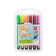 Deli 12 color Pen de acuarela lavable Fácil de sostener al triángulo espeso Niños de los estudiantes Color Color Set Dibujo Pintura de papelería Regalo de la escuela del estudiante