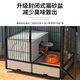 Jiamen JIAMEN (JIAMEN) cat cage for home use with toilet all-in-one special price three-layer cat cage with extra large free space large cat villa gold - villa style large four-story 83*59*160cm % set reference I% cat litter box + cat litter shovel + food bowl, etc.