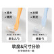 嫚熙（EMXEE）宝宝硅胶软勺餐具婴儿喂奶喂水勺子儿童吃饭辅食碗勺2支 晴空蓝+赤霞橙
