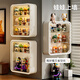 KAMAN blind box storage display stand Bubble Mart trendy Lego model display cabinet dust-proof transparent figure storage box thickened wall hanging model white/large size 1