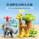 LEGO LEGO La serie Duplo de los personajes de cuento de hadas de LEGO Bloques de construcción reunidos Regalo de cumpleaños de los juguetes para niños 10971 African Wild Animals