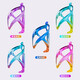 CAVALRY Bicycle Water Bottle Rack PC Plastic Electroplating Colorful Mountain Bike Water Cup Rack Strong Tough Water Bottle Bracket Cycling Equipment Blue Purple