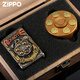ZIPPO正版zippo打火机危险游戏轮盘限定礼盒防风煤油男士送礼官方正品 危险游戏-单机版DY9902TJ