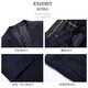 Yalu Suit Men's Small Suit Jacket Professional Formal Fit Casual Groomsman Suit Navy XL